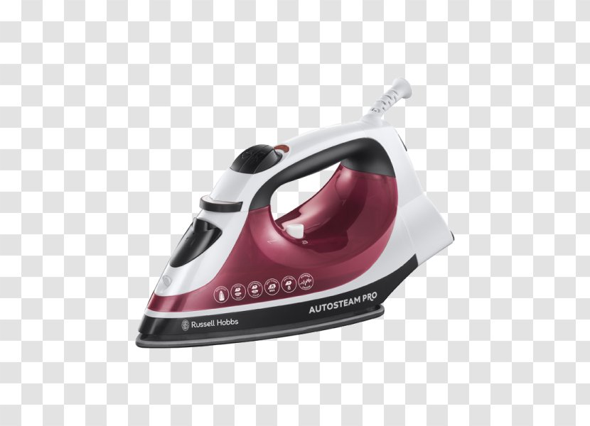 Clothes Iron Russell Hobbs Home Appliance Ironing Steam - Kitchen Transparent PNG