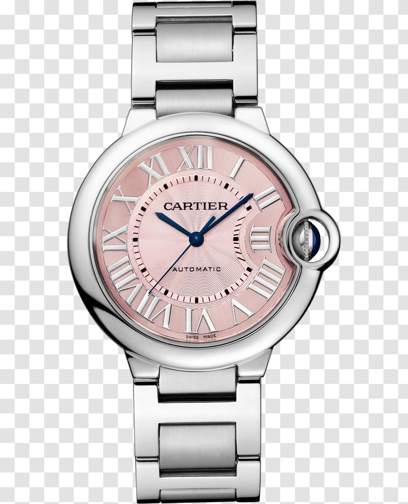 Cartier Ballon Bleu Watch Cabochon Colored Gold - Silver Transparent PNG