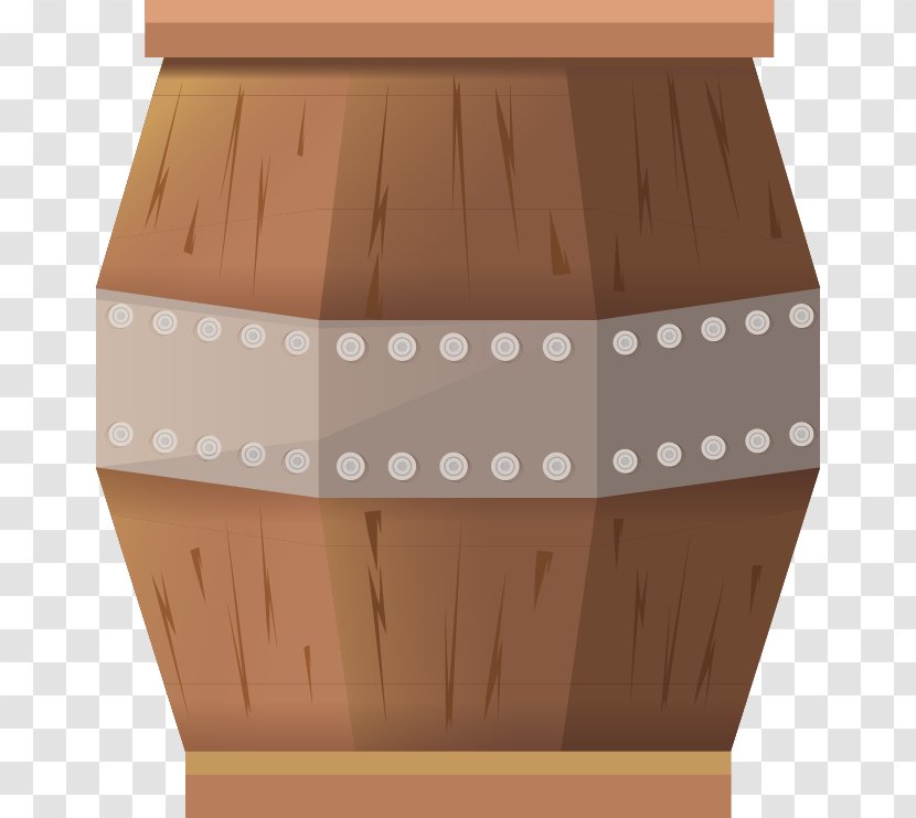 Barrel Material Bucket - Floor - Vector Transparent PNG