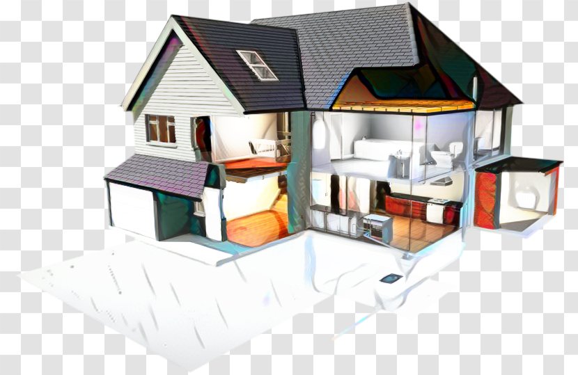 Real Estate Background - Home - Cottage Facade Transparent PNG