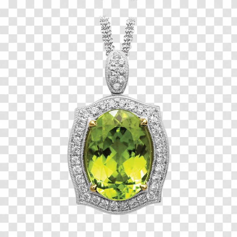 Peridot Charms & Pendants Jewellery Gemstone Necklace - Yellow - Cultured Freshwater Pearls Transparent PNG