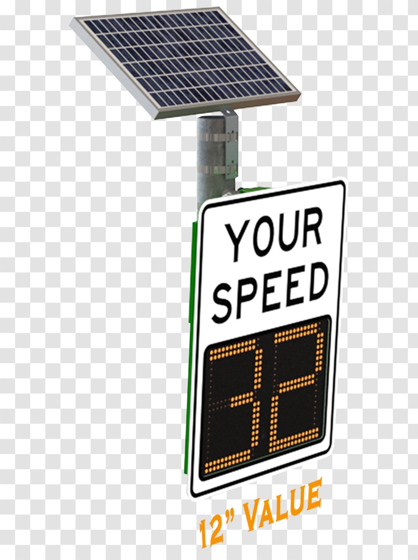 Radar Speed Sign Traffic Calming Safety - Bump Transparent PNG