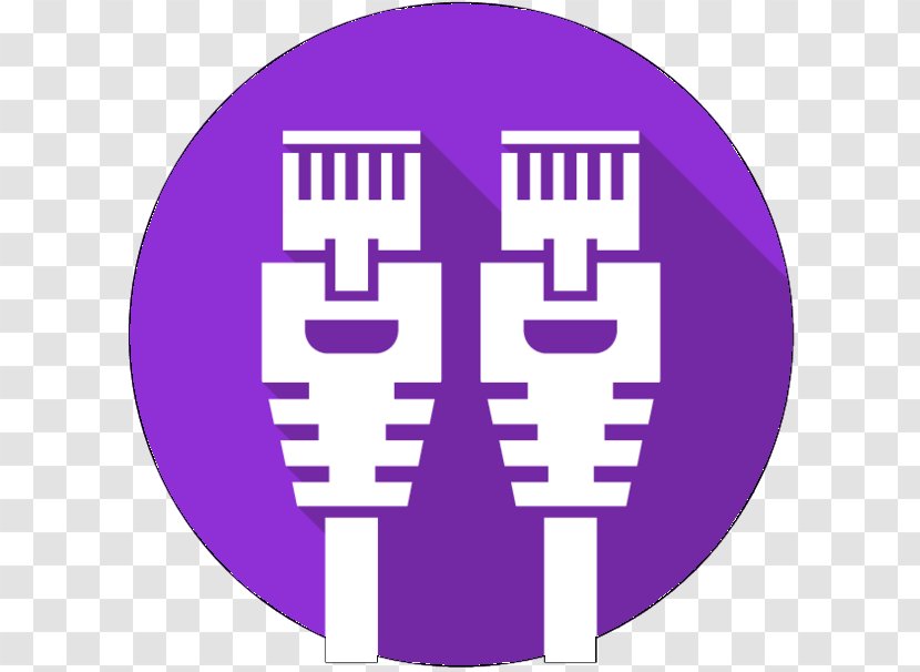 Ethernet Electrical Cable Network Cables Structured Cabling - Purple Transparent PNG