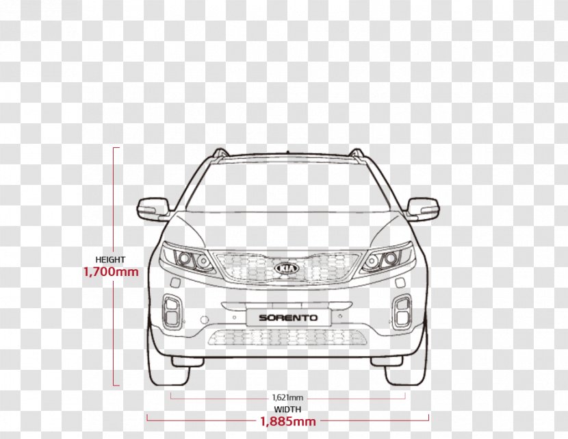 2016 Kia Sorento Car Motors - Automotive Design - Fuel Tank Table Transparent PNG