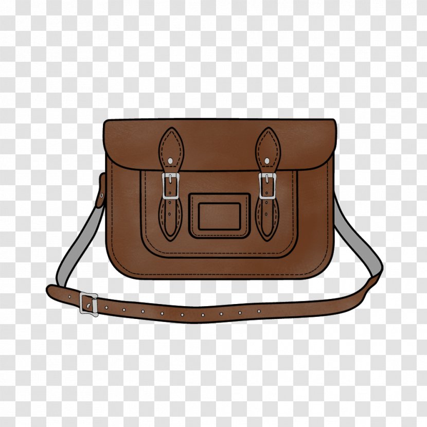 Leather Handbag Messenger Bags Strap - Bag Transparent PNG