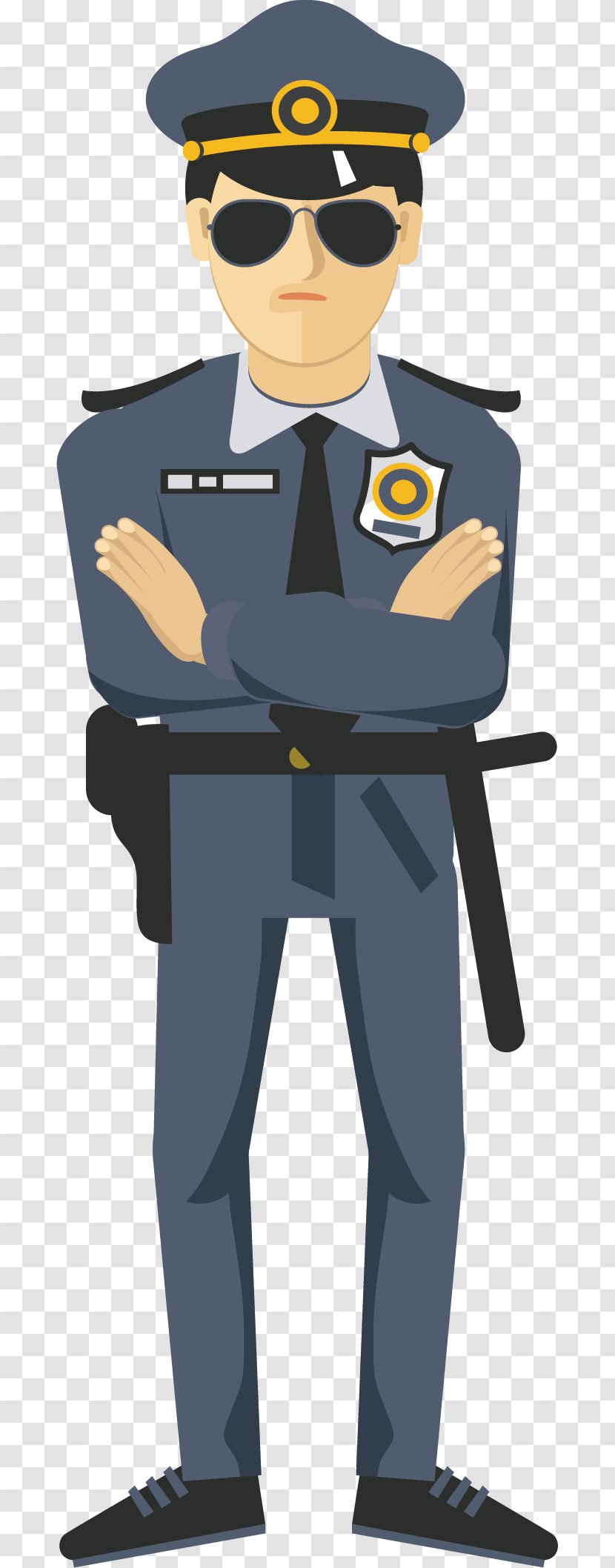 Police Officer Icon - Cartoon - Element Transparent PNG