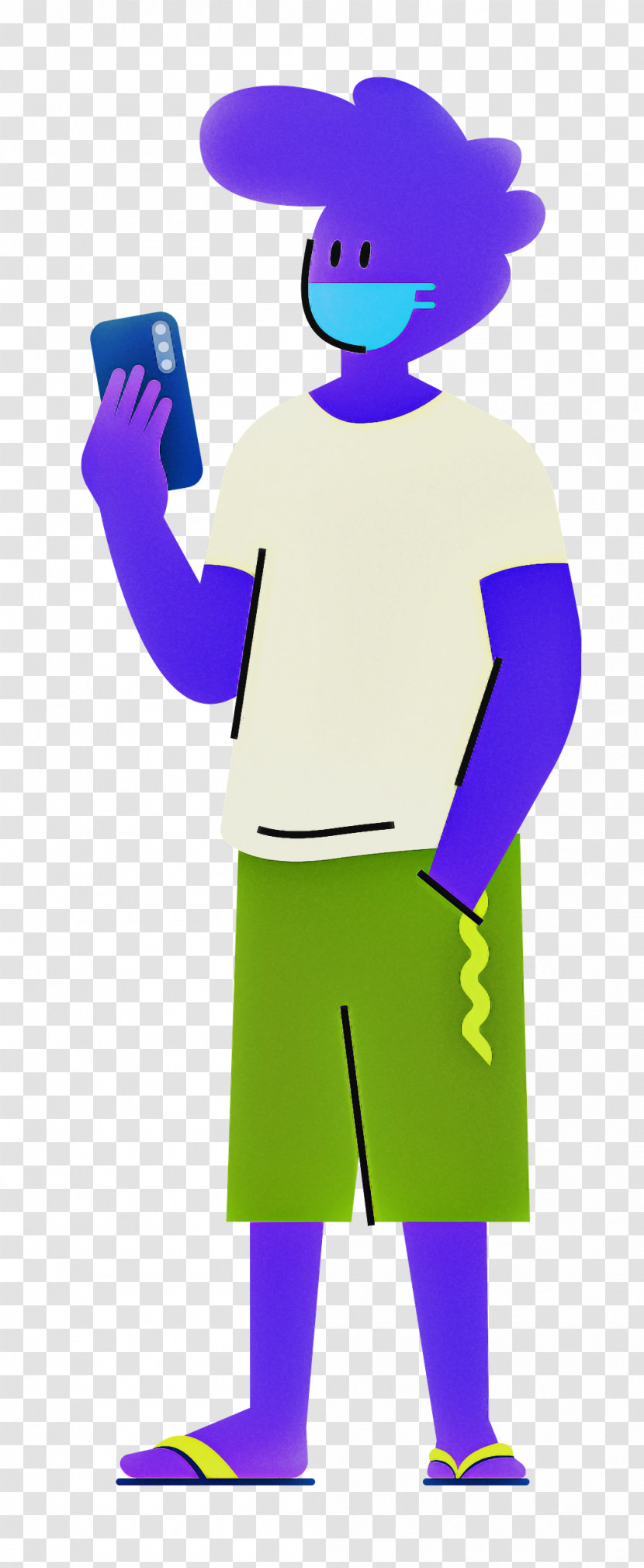 Electric Blue M Electric Blue / M Costume Cartoon Mascot Transparent PNG