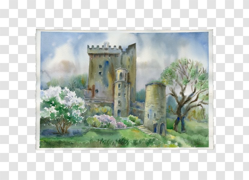 Blarney Castle Watercolor Painting - Paint Transparent PNG