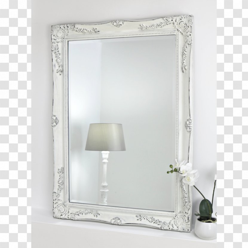 Mirror Light Glass White Rectangle Transparent PNG