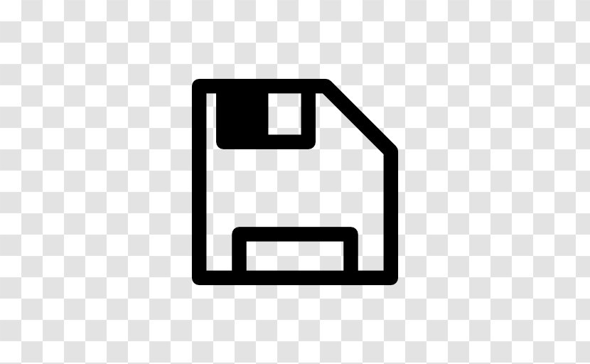 Floppy Disk Button Storage - Rectangle - SAVE Transparent PNG