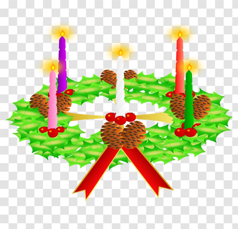 Advent Wreath Sunday Christmas Clip Art - Candle - Church Candles Transparent PNG