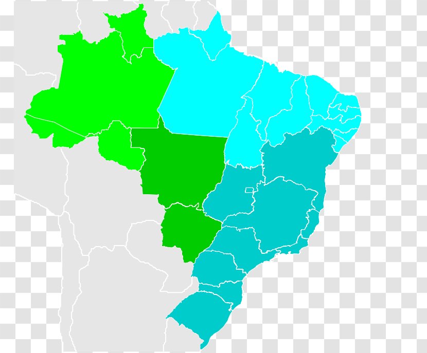 Blank Map Globe Regions Of Brazil United States America - World - Bahia Transparent PNG