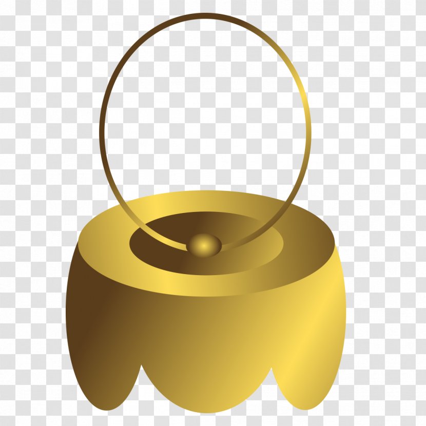 European Element Vector Golden Circle - Kettle - Shape Transparent PNG