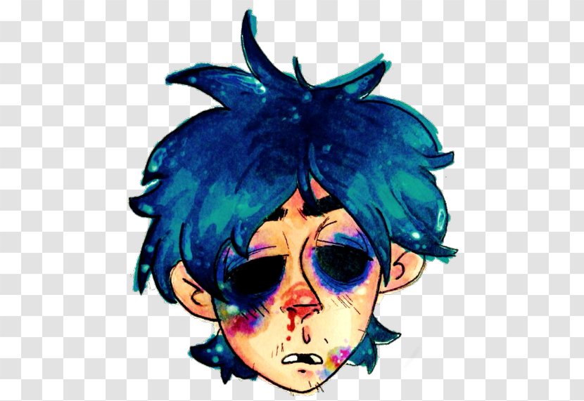 Gorillaz 2-D Noodle Demon Days Saturnz Barz - 5 Seconds Of Summer - Gangster Mickey Mouse Transparent PNG