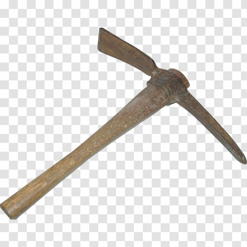 Pickaxe Mattock Adze Handle - Second World War Transparent PNG