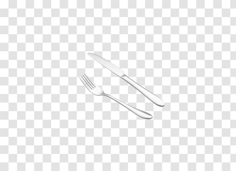 Material White Pattern - - Exhibition Set Western Knife And Fork Transparent PNG