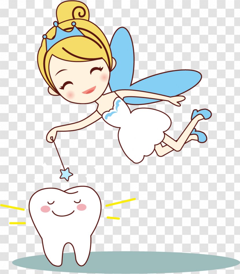 Tooth Fairy Euclidean Vector Human - Cartoon - Painted Small Transparent PNG