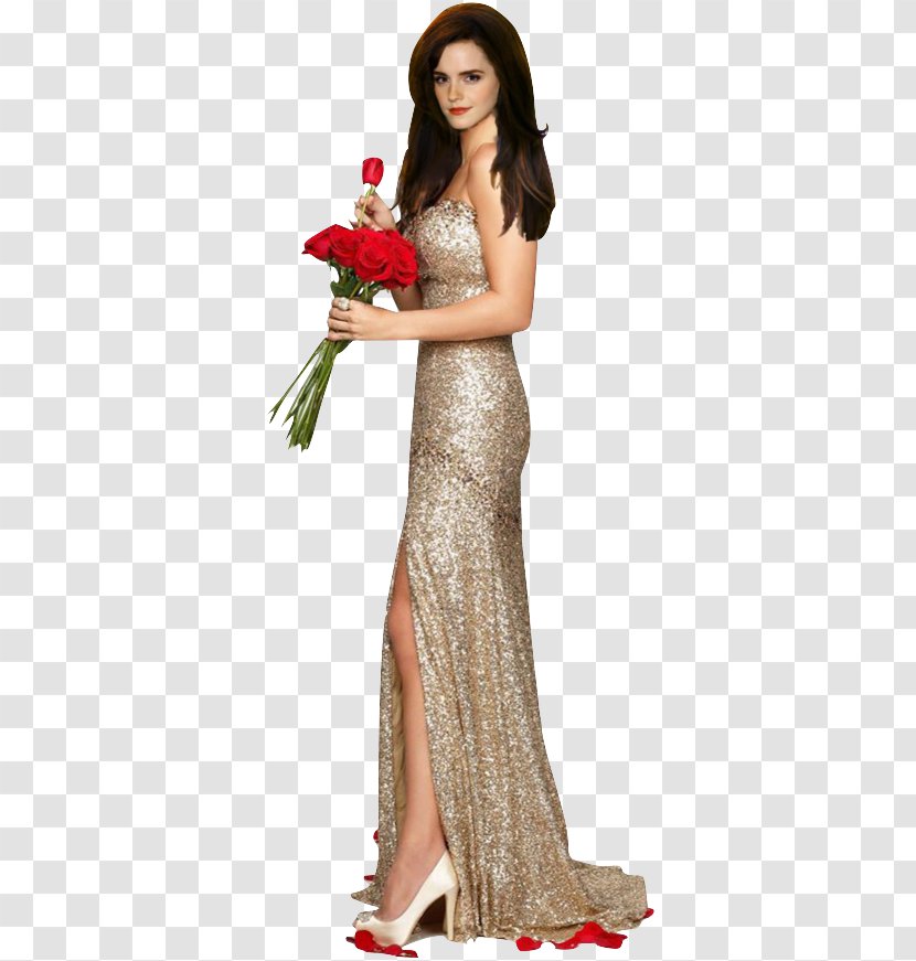 Andi Dorfman The Bachelorette Contestant New Dress - Silhouette - Romance Bouquet Transparent PNG