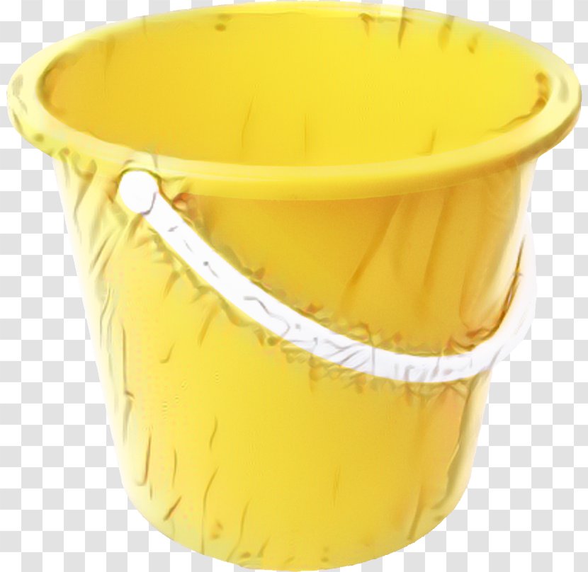 Yellow Background - Plastic - Flowerpot Transparent PNG