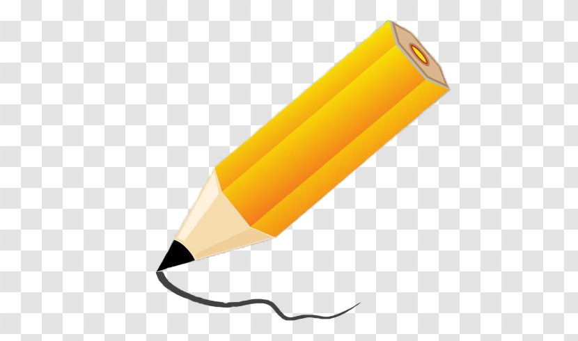 Yellow Pencil Drawing - Stationery - Draw Pencils Transparent PNG