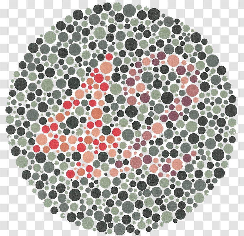 Ishihara Test Ishihara's Tests For Colour Deficiency Color Blindness Visual Perception Deuteranopia - Tritanopia - Impairment Transparent PNG