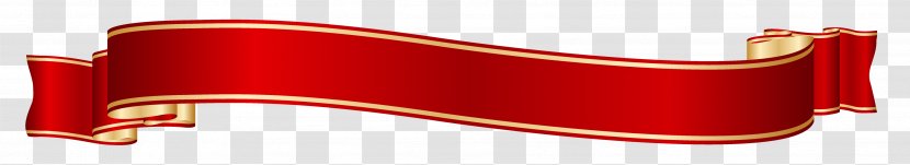 Banner Clip Art - Product Design - Red And Gold Clipart Picture Transparent PNG