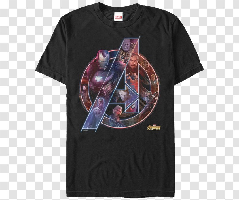 Printed T-shirt Thanos Top - Sleeve Transparent PNG