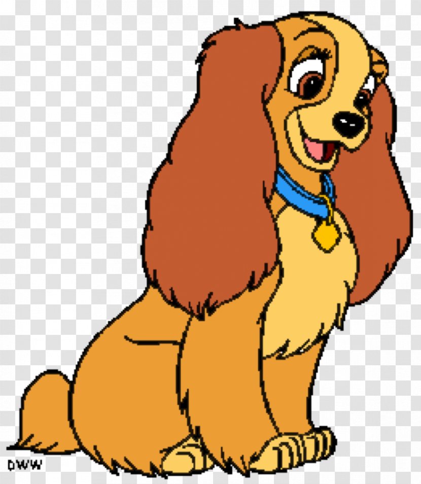 Puppy Clip Art Lady And The Tramp Walt Disney Company - Backdropart Cartoon Transparent PNG
