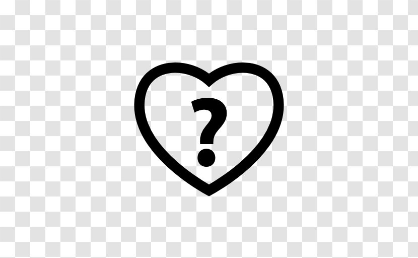 Question Mark Icon - Logo - Line Art Love Transparent PNG