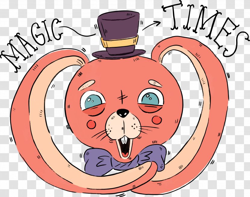 Magic Circus Illustration - Tree - Animal Rabbit Poster Transparent PNG