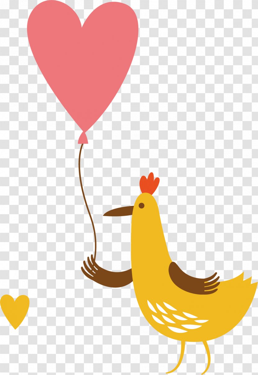 Chicken Rooster Text File Clip Art - Cartoon - Creative Balloon Transparent PNG