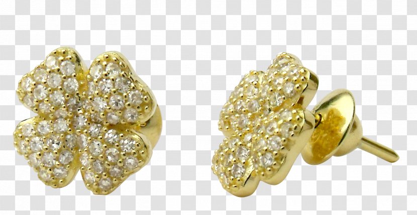Earring Body Jewellery Diamond - Yellow Transparent PNG