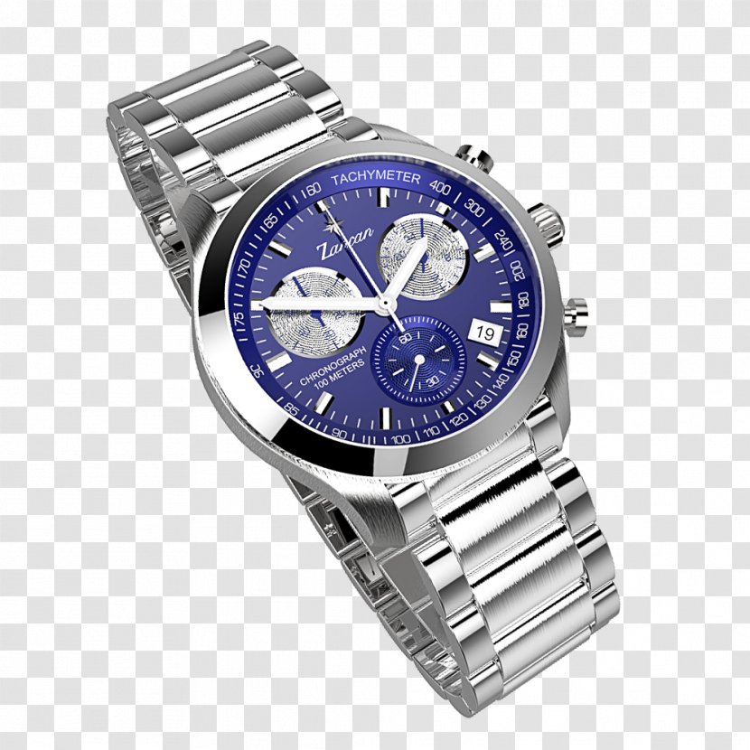 Steel Watch Strap - Platinum Transparent PNG