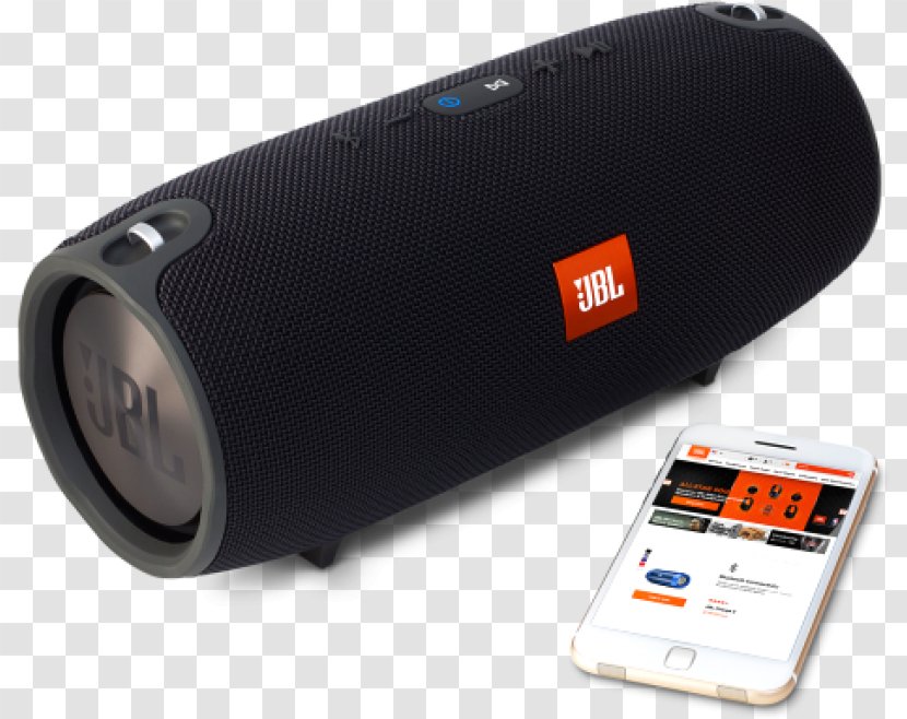 JBL Xtreme Wireless Speaker Loudspeaker Sound - Stereophonic - Bluetooth Transparent PNG