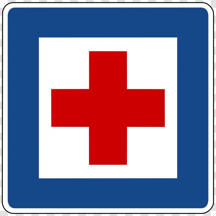 Traffic Sign Road Symbol - Hospital Transparent PNG