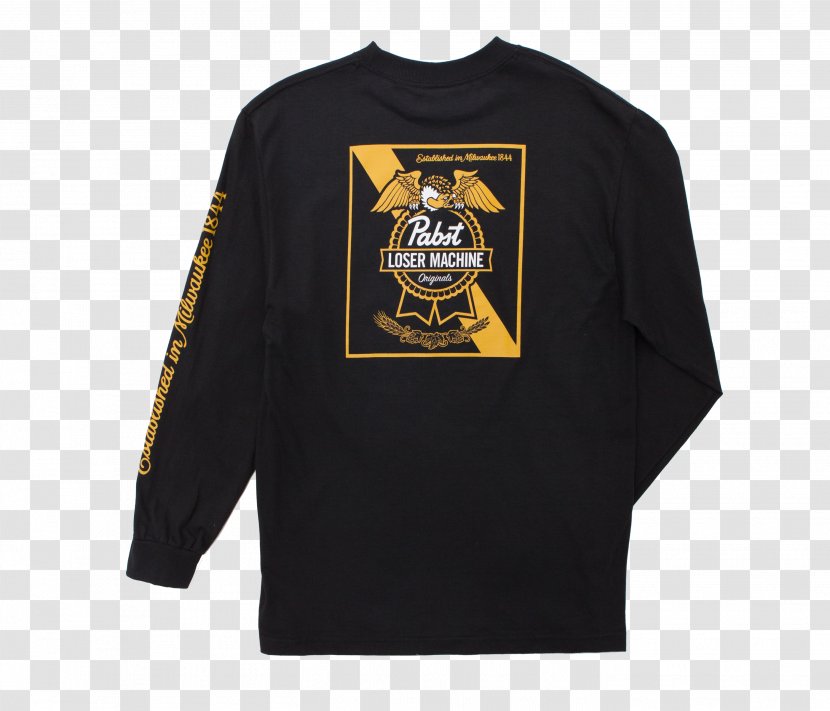 Long-sleeved T-shirt Pabst Blue Ribbon Brewing Company Transparent PNG