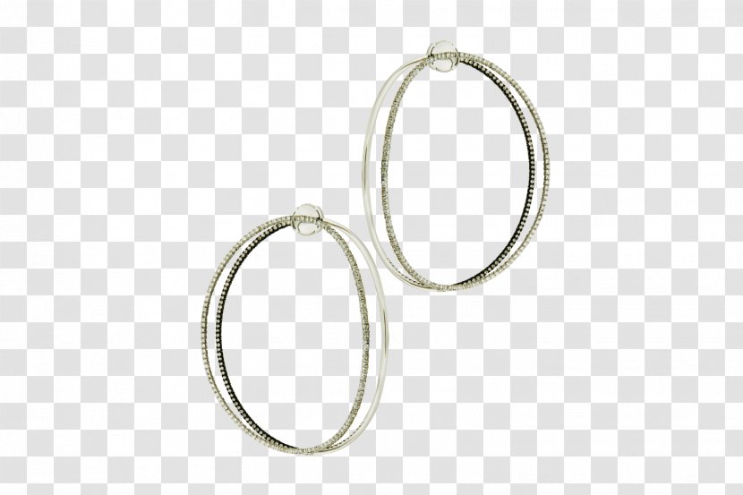 Earring Silver Body Jewellery Material Transparent PNG