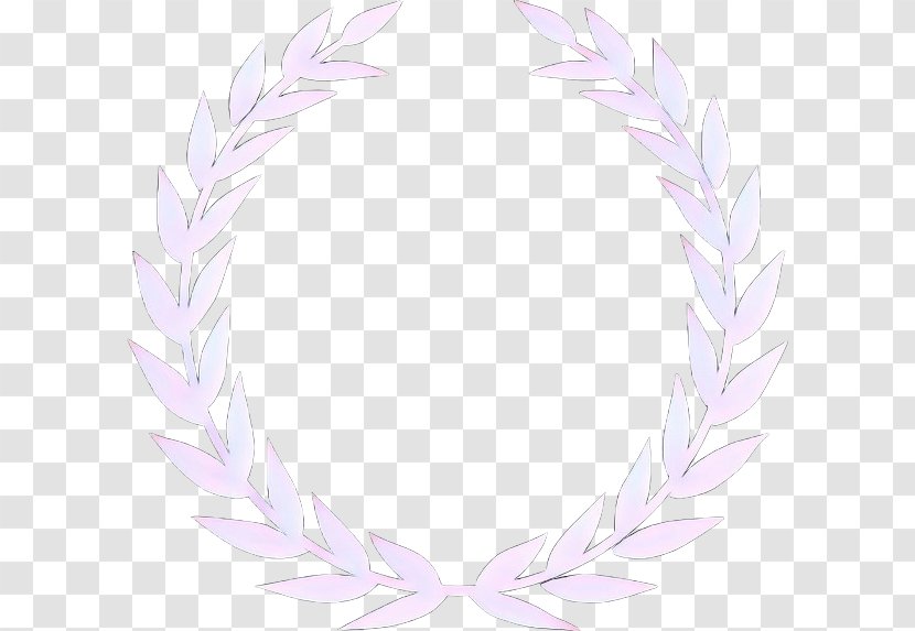 Leaf Wreath - Purple - Wing Feather Transparent PNG