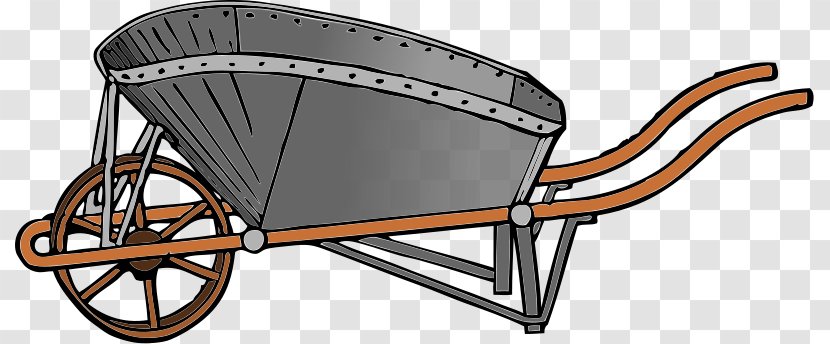 Coal Mining Wheelbarrow - Shovel - Cliparts Transparent PNG