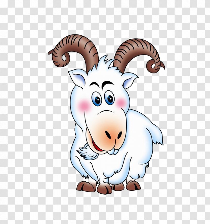 Sheep Goat Cartoon Animation - Art Transparent PNG