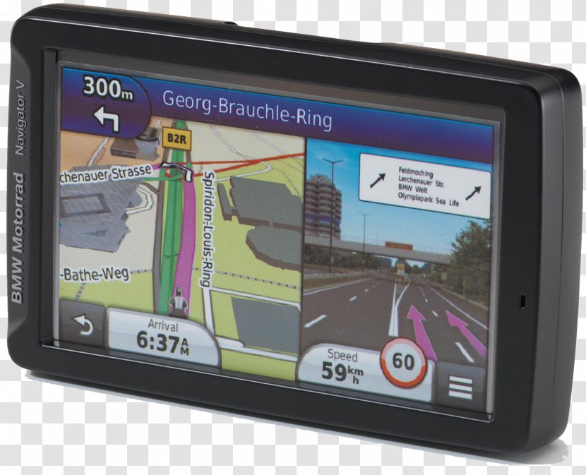 BMW R1200R GPS Navigation Systems Car 5 Series - System - Navigator Transparent PNG