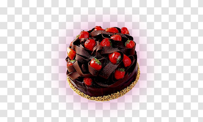Chocolate Cake Birthday Strawberry Cream - Flourless Transparent PNG