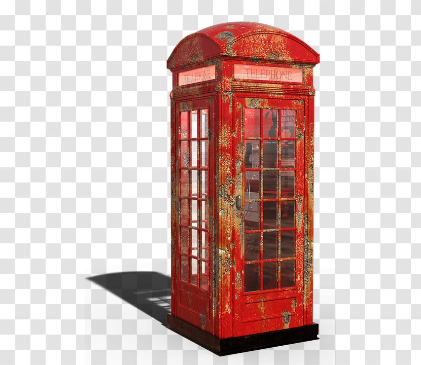 Telephone Booth Red Box United Kingdom Transparent PNG