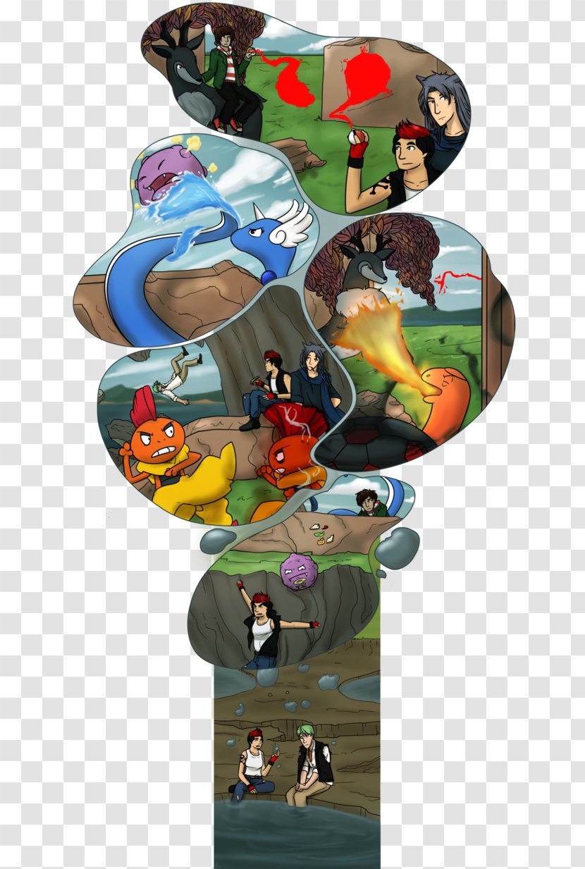 Cartoon Collage Transparent PNG