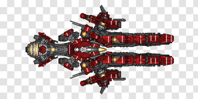 Sprite Starsector Ship Spacecraft Mecha - Silhouette - 2d Spaceship Transparent PNG