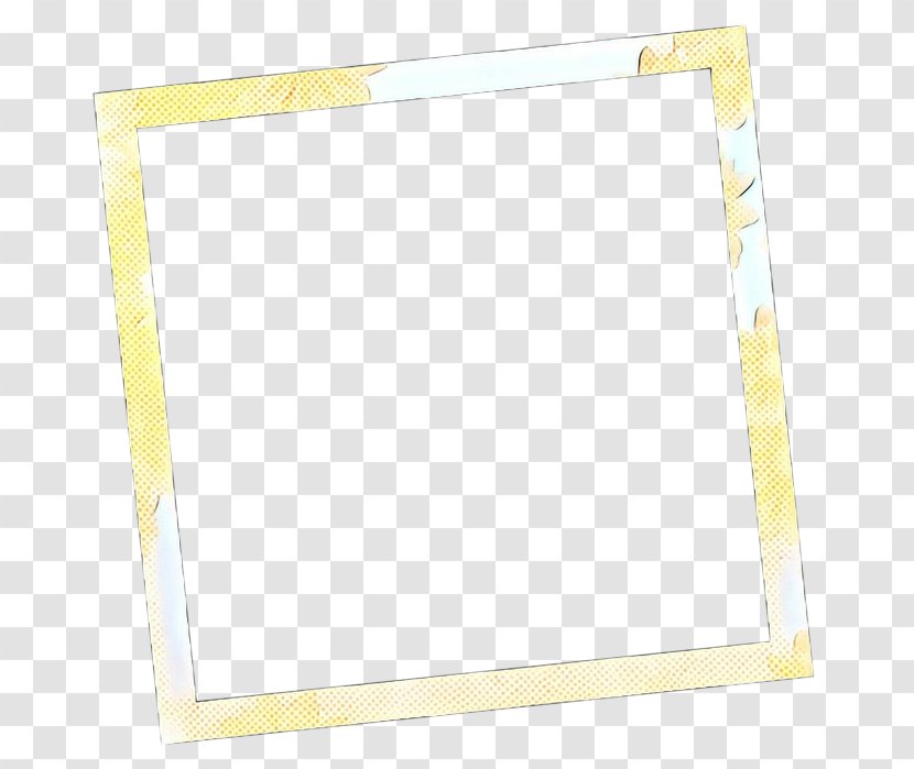 Background Yellow Frame - Picture Rectangle Transparent PNG