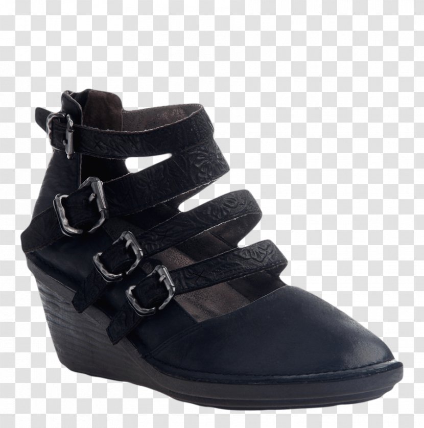 Boot Shoe T-shirt Sandal Suede - Black Transparent PNG