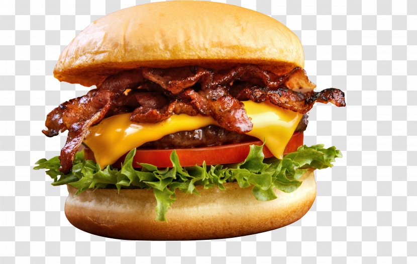 Hamburger Cheeseburger Bacon French Fries - Fast Food - Beef Burger Transparent PNG