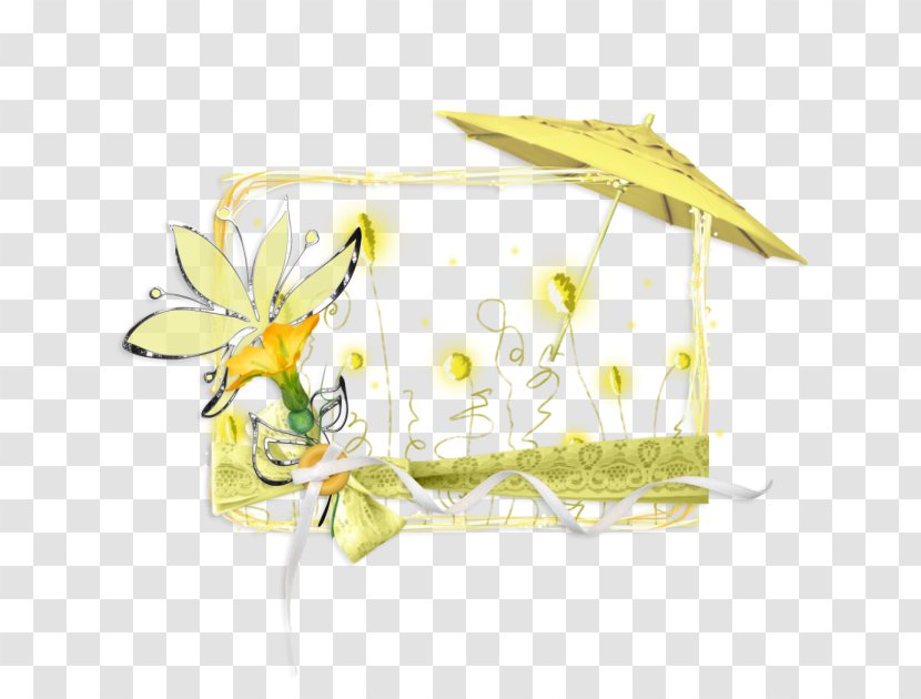 Floral Design Rectangle M. Butterfly - M - Fog Transparent PNG