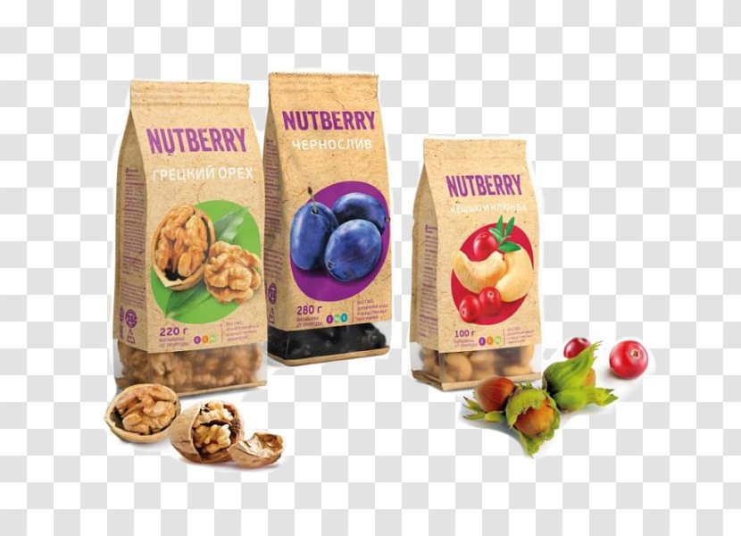 Packaging And Labeling Nuts Dried Fruit - Berry - Design Transparent PNG